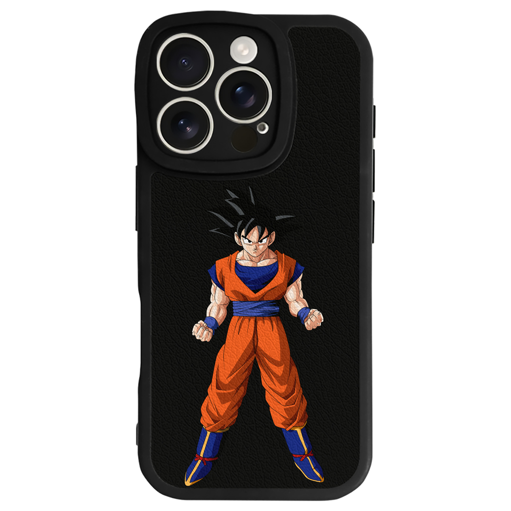 （画像用） ドラゴンボール 孫悟空（そん ごくう）Son Goku カカロット DRAGON BALL Kakarotto 【iPhone 16シリーズ対応】シリコンスマホケース（レザー調） 材質：シリコン